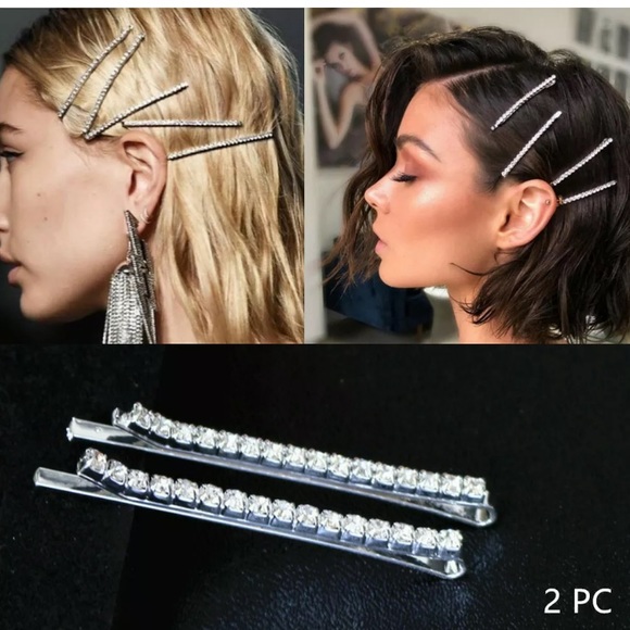 Justine’s Chic Boutique Accessories - 💎 Shiny Bling Crystal Hair Pins 💎
